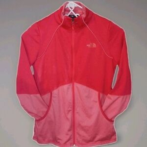 The North Face Activewear Outdoor Two Tone Pink Fleece Tunic Jacket Sz M